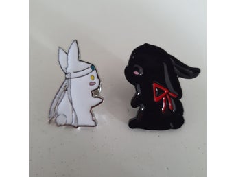 2 st Söta Kanin Pins Grandmaster of demonic cultivation