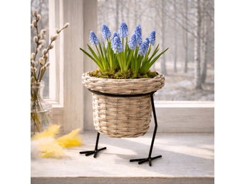 Blomkruka med ankfötter Ø 14,5 cm H 17 cm