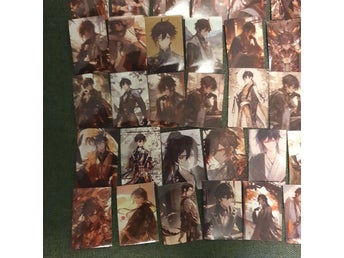 60st stickers med vackra fantasy motiv