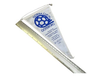 Göteborg Vintage Antik Vimpel Flagga Gothia Cup 76 BK Häcken GAIS
