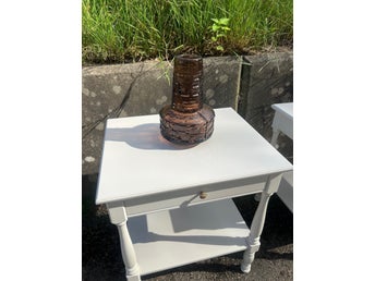 Retro Brun Vas i glas Göte Augustsson