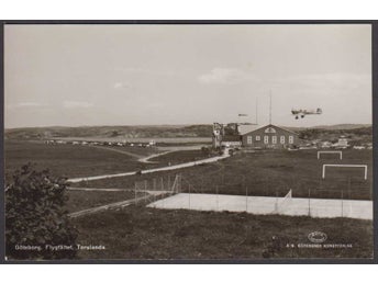 Göteborg, Flygfältet-Torslanda ca 1940-50-tal