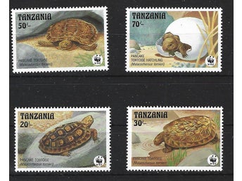 Tanzania 1993 Sköldpaddor djur 4v WWF