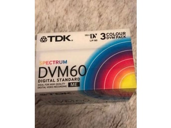 3 st TDK DVM60 Mini DV-kassetter