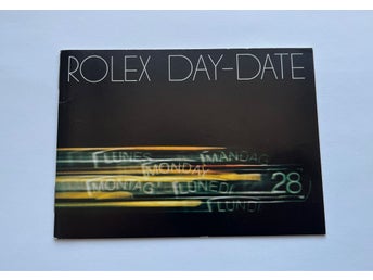 ROLEX DAY-DATE, booklet., 1980
