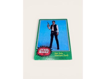 Star Wars Han Solo (Harrison Ford) samlarkort. 1977!