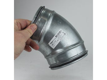 NY! Ventilationsböj 45° 125 mm FläktGroup BDEB-45-012 inkl moms