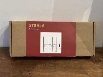 1 x IKEA STRÅLA vit 105.825.16 ljusstake/stav - batteridriven LED-ljusstång