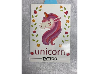 4st Barn Tatuering Unicorn