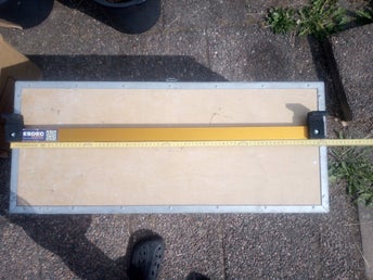 Esdec Monteringsverktyg Avståndsmätare för solpaneler (Längd 80 cm)