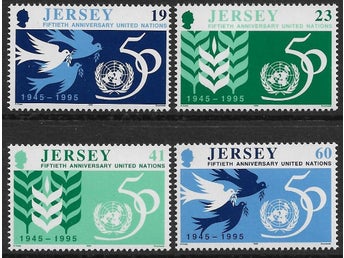 Jersey FN 50 år Mi 719-22 xx
