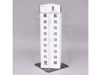 Granite Eyewear sunglasses stand-rotating with multiple racks-circa 2000s-11Kg