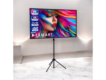 Ny Expert X-Type Ultralätt Projektorduk 177 x 100 cm 80” 16:9 Stativ Väska Duk
