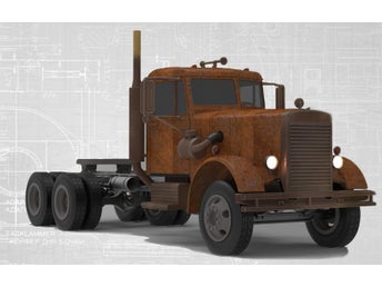 1955 Peterbilt 281 1:18 ( Movie Duel )