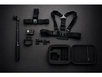 GoPro HERO7 Black – Perfekt skick + komplett tillbehörspaket