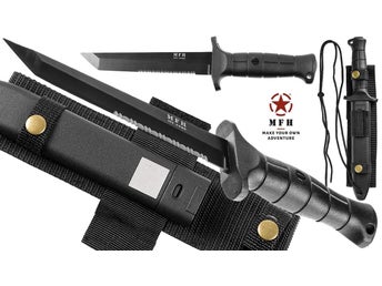 German Army Bundeswehr MFH Combat Knife Kampfmesser KM2000 - Hunting Jakt Kniv
