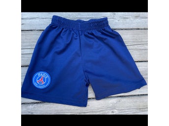 PSG Paris Saint Germain, blå shorts, storlek 104/110