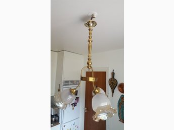 taklampa glass och mässing (354468083) ᐈ Köp på Tradera taklampa glass och mässing (354468083) ᐈ Köp på Tradera