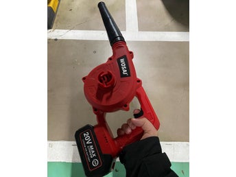 20V 4AH 2,6m³/min 5,4kpa sladdlös elektrisk turbofläkt, trädgård rengöringsfläkt