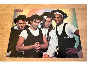 Culture Club Boy George 1983 klipp bild poster affisch Tidningen OKEJ 1980-tal