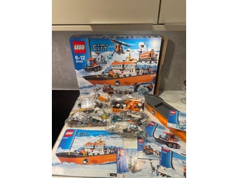 LEGO City Arctic 60062 Arktiskt isbrytare 100% komplett