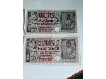 20 Reichsmark sedlar,Tyskland