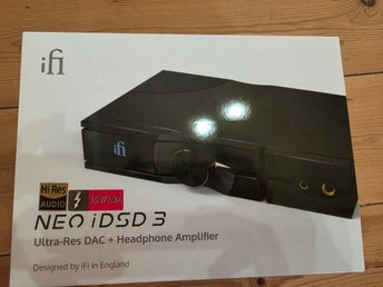 iFi NEO iDSD 3 Ultra-Res DAC + Hörlursförstärkare