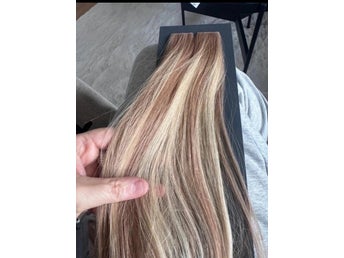 Nytt Rapunzel of Sweden hårförlängning, Blonde Balayage, cendré Ash, 40 cm