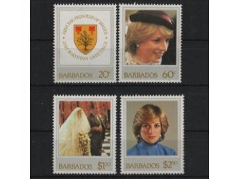 Barbados 1982 Kunglig födelsedag Diana 21 år 4v