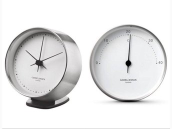 Georg Jensen klocka och termometer Koppel Georg Jensen klocka och termometer Koppel