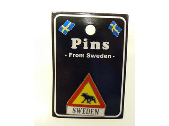 Pin Älgskylt