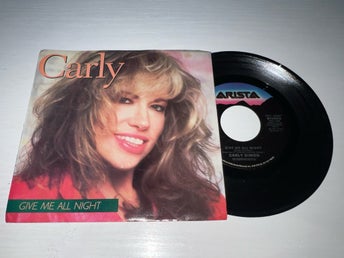 Carly Simon - Give Me All Night 7” USA Singel