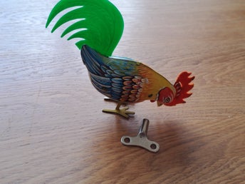 Uppdragbar leksakstupp i plåt