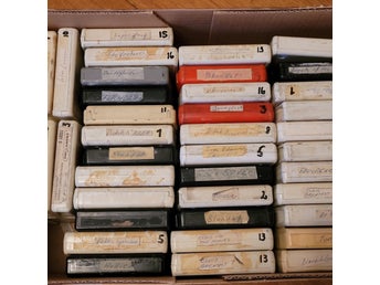 Annons 1 40 stycken Blandade Stereo 8 kassetter 70 tal Veteranbil (Se bilder)