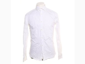 Riley, Skjorta, Strl: L, Super slim fit, Vit, Bomull Riley, Skjorta, Strl: L, Super slim fit, Vit, Bomull