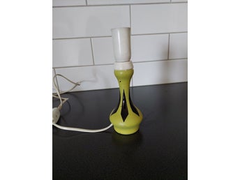 Retro bordslampa i glas