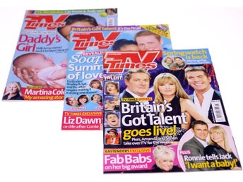 British magazine Bundle-TV Times-3 UK magazines-Weight 608g-NEW-FREE postage