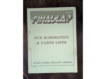 FINALLAP PCB SCHEMATICS & PARTS LISTS av Atari Games Ireland Limited