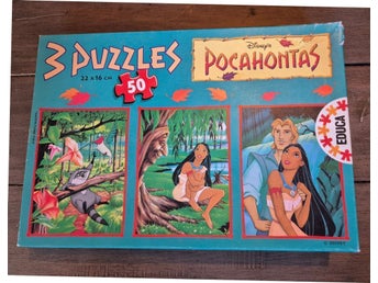 Pussel 3 st - Disney Pocahontas - Educa
