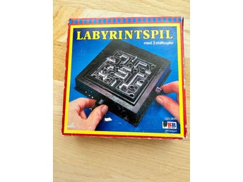 Retro labyrintspel från BR med stålkulor i super skick