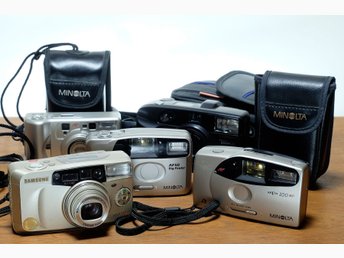 Minolta och Samsung analoga kompaktkameror  (5)