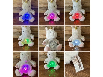 Teddykompaniet Båstad - Enhörning med Lampa och musik (T)