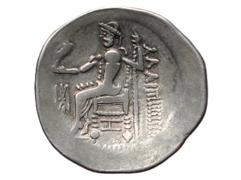 DANUBIAN CELTS. Imitation of Philip III of Macedon. AR-Tetradrachm 2nd Cent. B.C