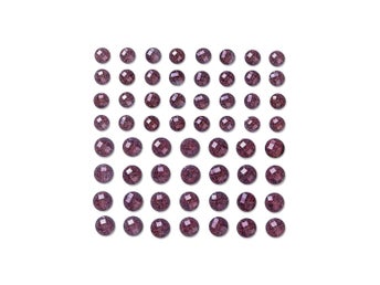 Strasstenar 8 & 10 mm brun (60 st)
