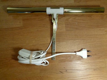 Dubbel tavellampa vägglampa tavelbelysning IKEA TYP V 9011 10220