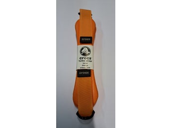 Single Pair of Crocs Turbo Straps Orange Replacement Straps