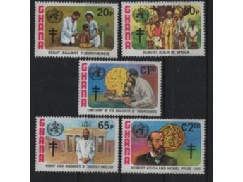 Ghana 82 Upptäckten av TBC-bakterien 100 år 5v
