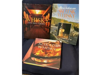 3 x böcker Älskade Whisky +Stora boken om Skotsk Whisky Whisky från hela världen