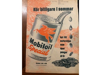 Mobil Oil 1957 annons Mobil