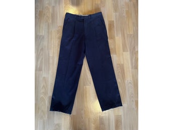 Oscar Jacobson chinos/byxor – marinblå – stl 34/33